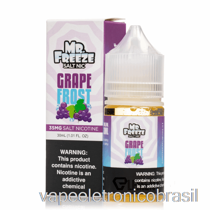 Vape Vaporesso Uva Geada - Mr Congelar Sais - 30ml 35mg